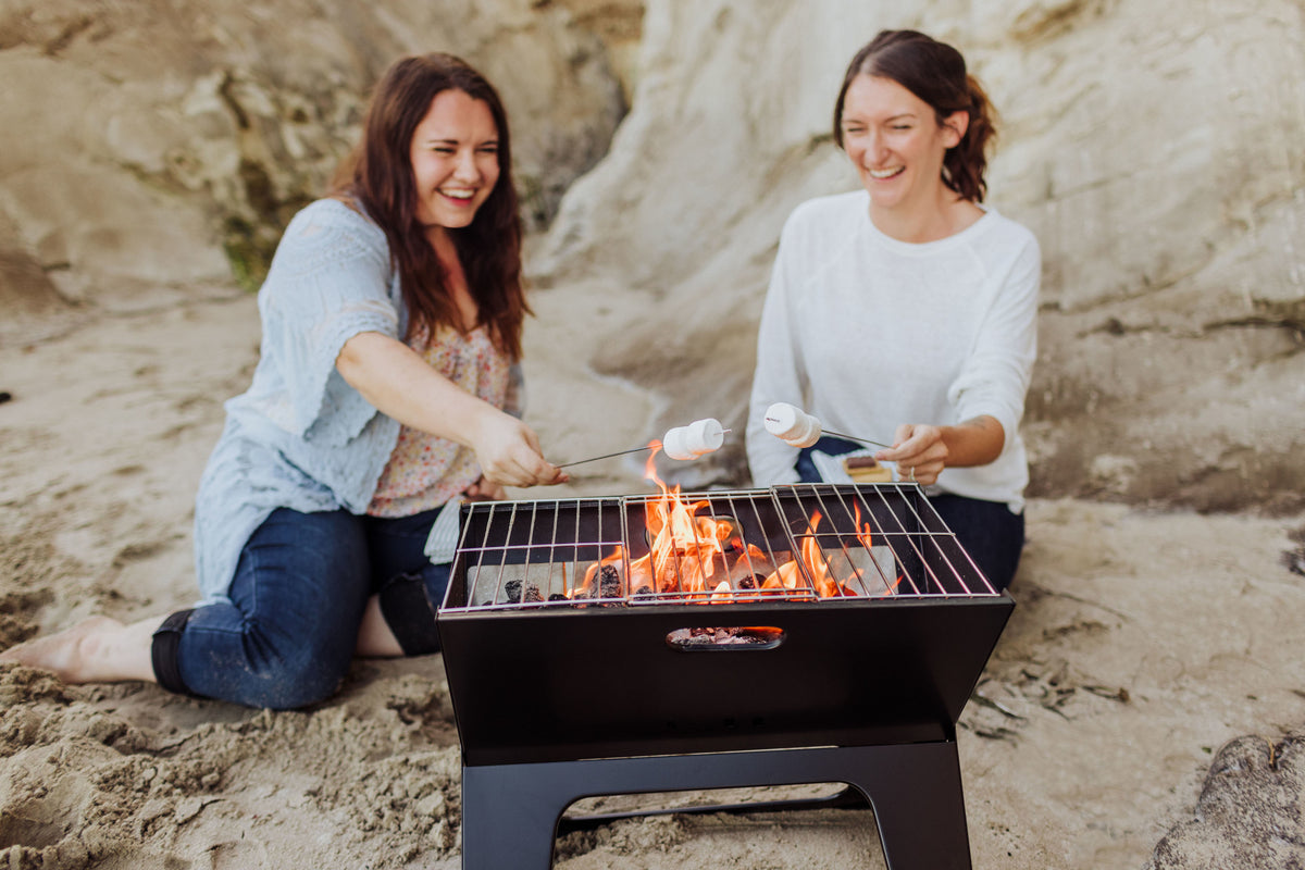 Clemson Tigers - X-Grill Portable Charcoal BBQ Grill - Black | Online Exclusive