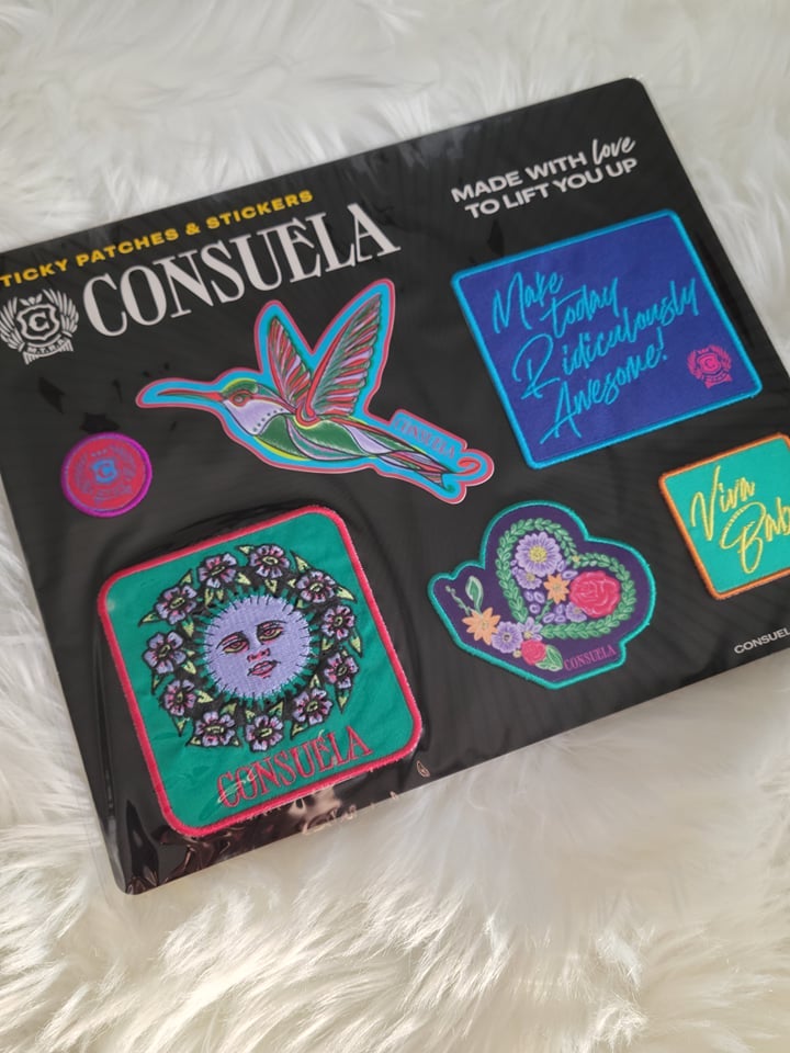 Consuela Board 13 Assorted Sticky Patches and Stickers