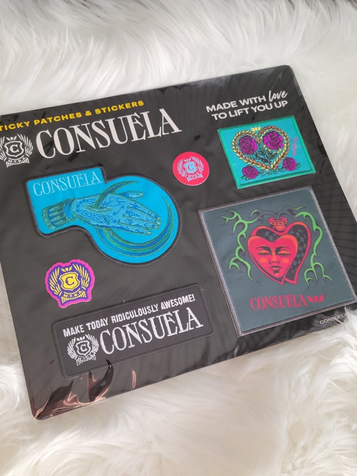 Consuela Board 15 Assorted Sticky Patches and Stickers