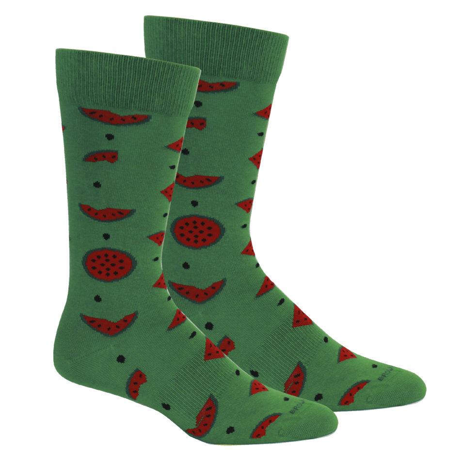 Watermelon Socks - 1 Pair - Jolly Green