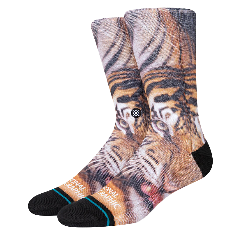 National Geographic Two Tigers Socks