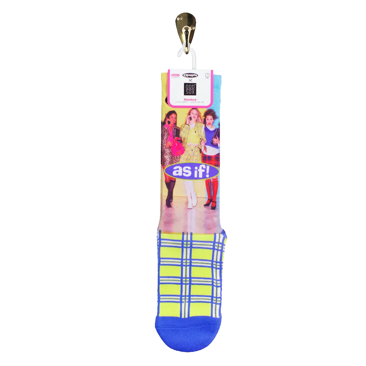 Clueless - As If Sublimated Top Socks - Womens