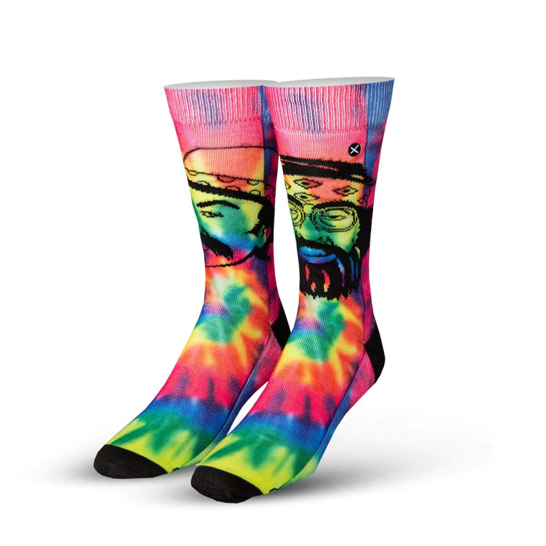 Cheech &amp; Chong Trippy Mix Match Sublimated Socks - 1 pair