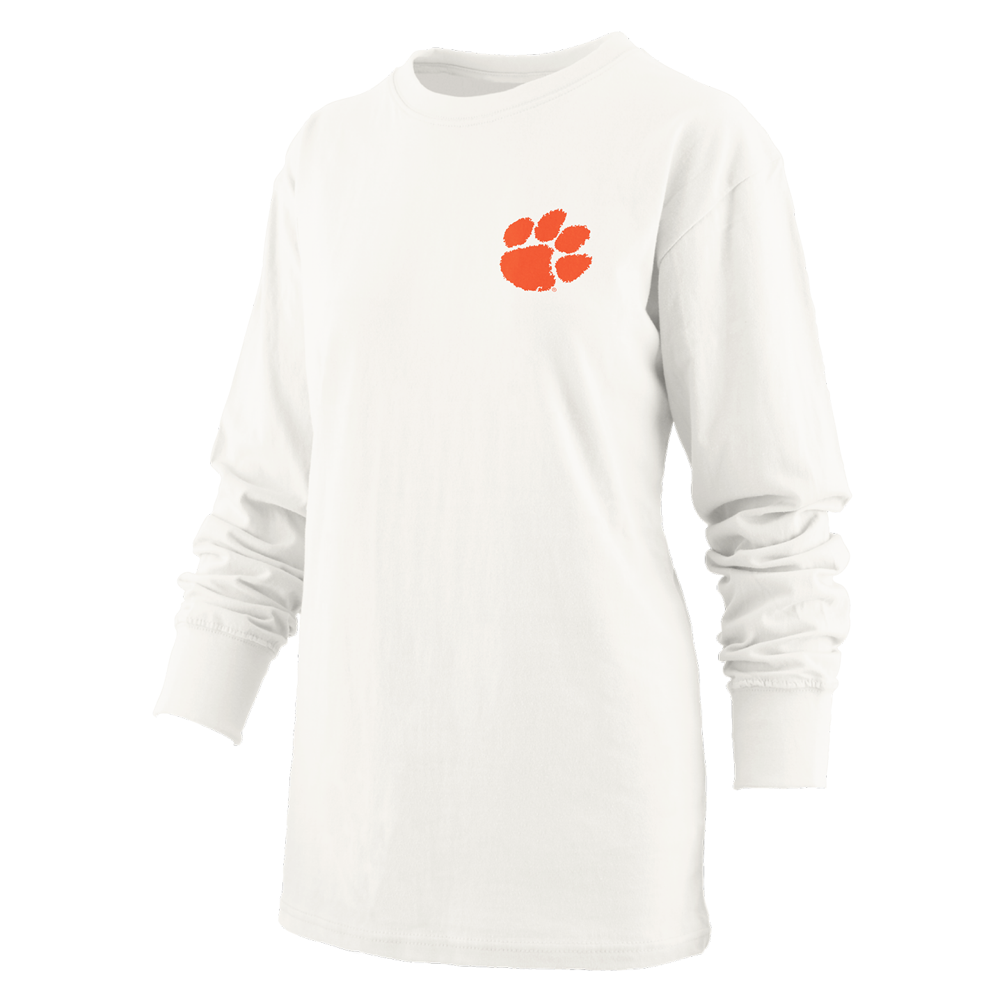 Clemson, Clemson Pressbox Andy Rock And Roll Waist Length Tee