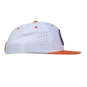 Clemson Hyper-Cool Three Color Stretch Fitted Hat with Baseball C - Mr.  Knickerbocker