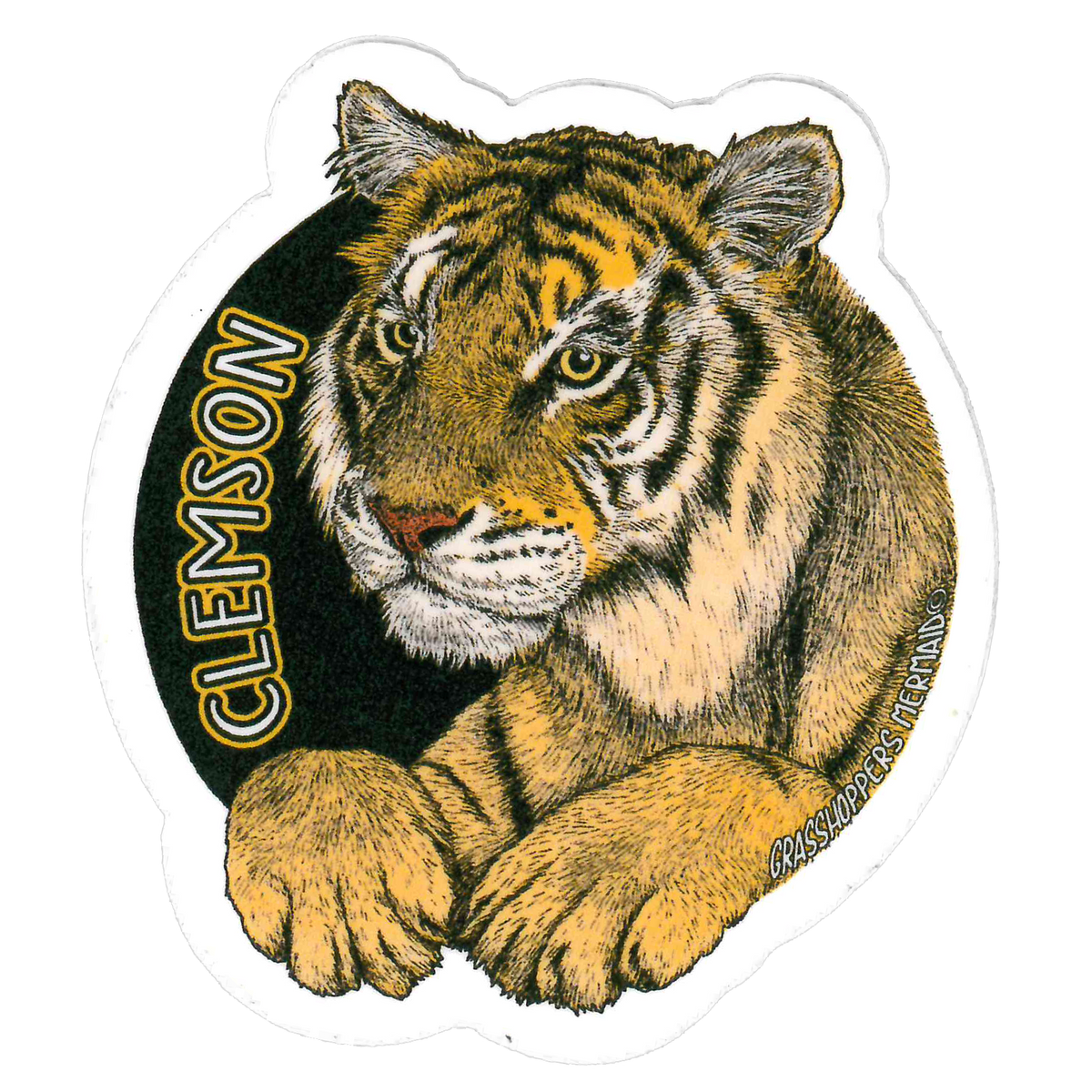 Clemson Tiger Sticker