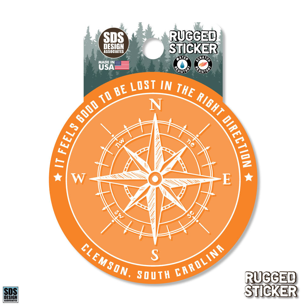 Rugged Compass Decal