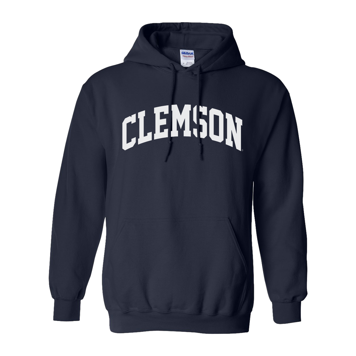 Clemson White Arch Hoodie - Navy