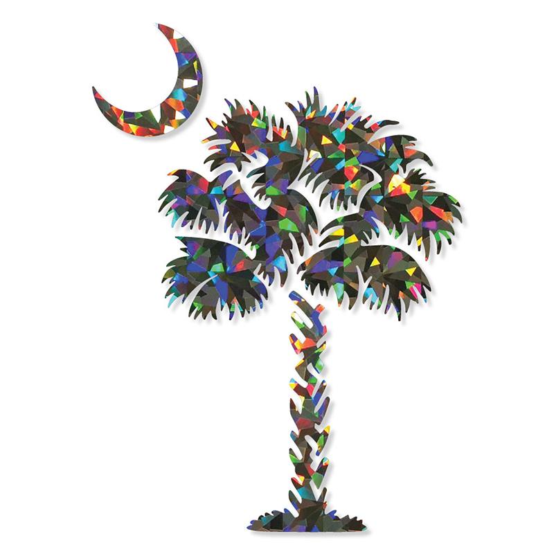 Palm Tree Decal - Hologram