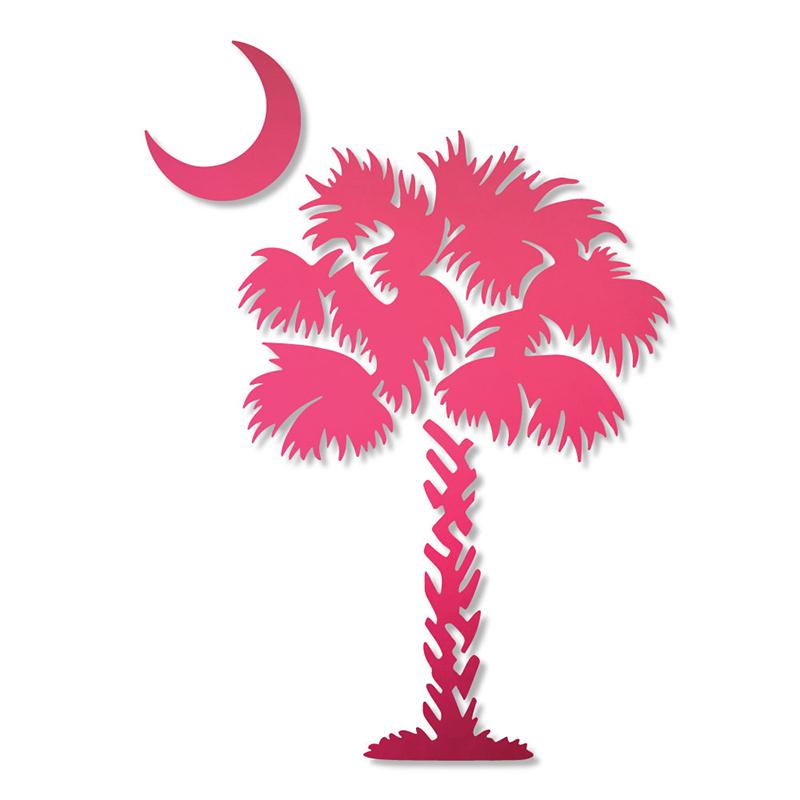 Palm Tree Decal - Solid