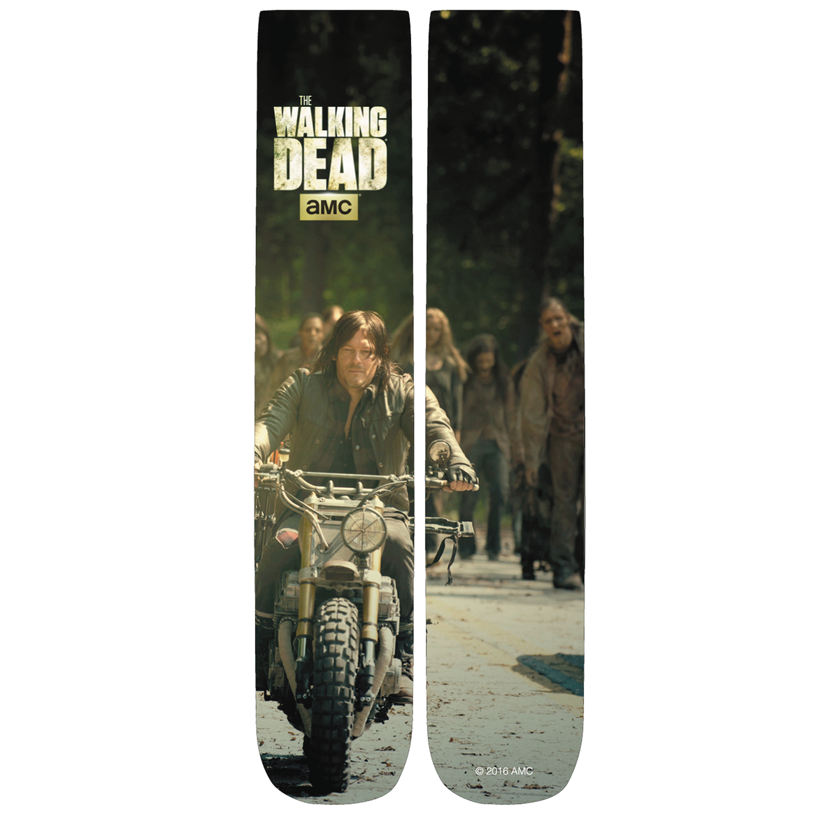 Walking Dead Daryl Motorcycle 360 Print Socks - 1 Pair
