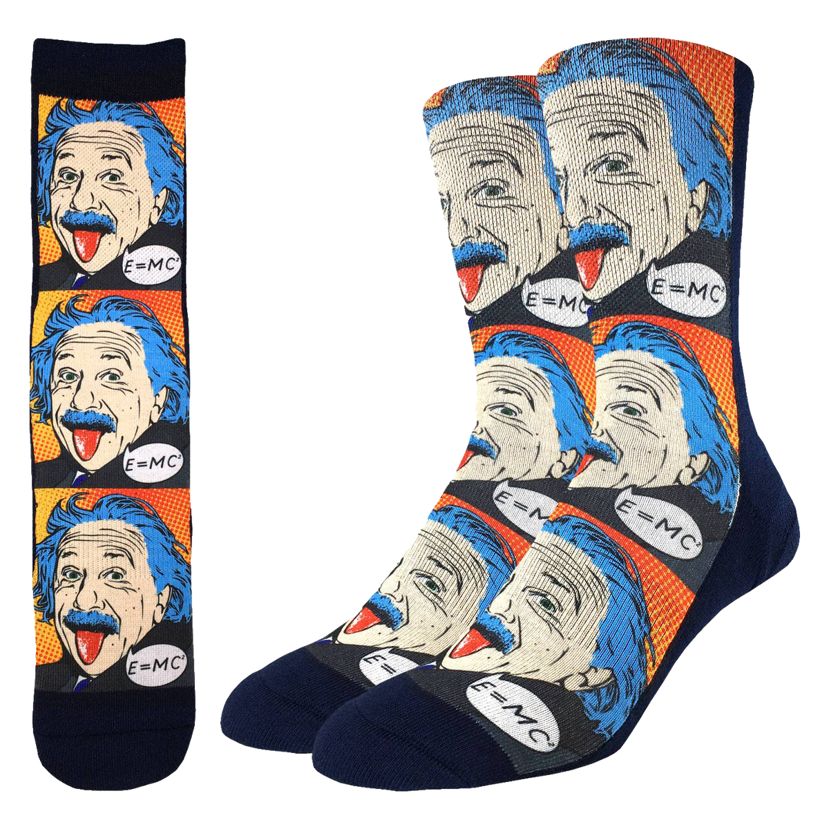Einstein Pop Art Socks - 1 Pair