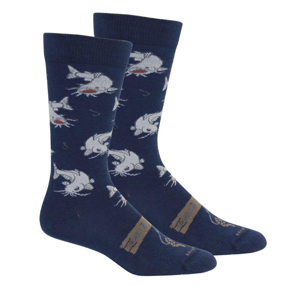 Gone Fishin&#39; Socks - Insignia Blue