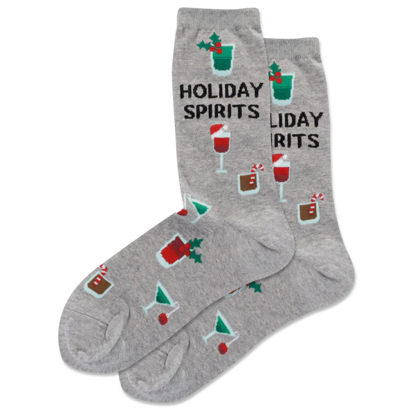 Holiday Spirits Women&#39;s Crew Socks