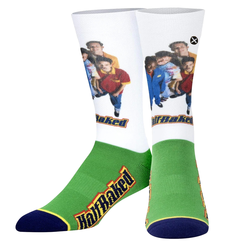 Half Baked Sublimated Top Socks - 1 pair
