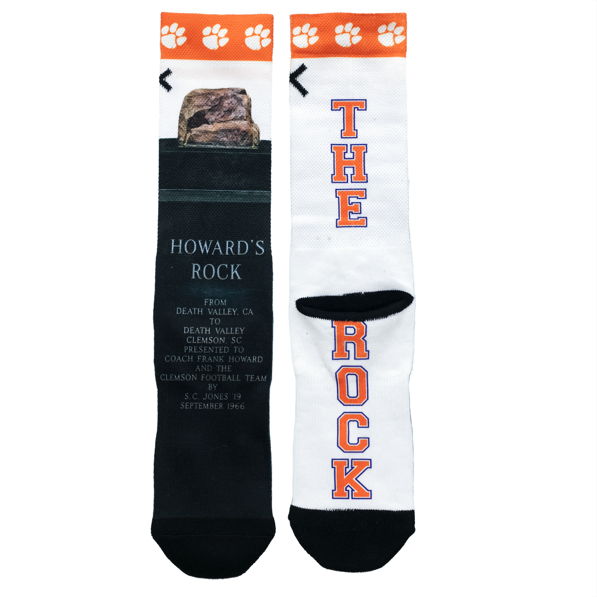 Clemson Howard Rock Socks