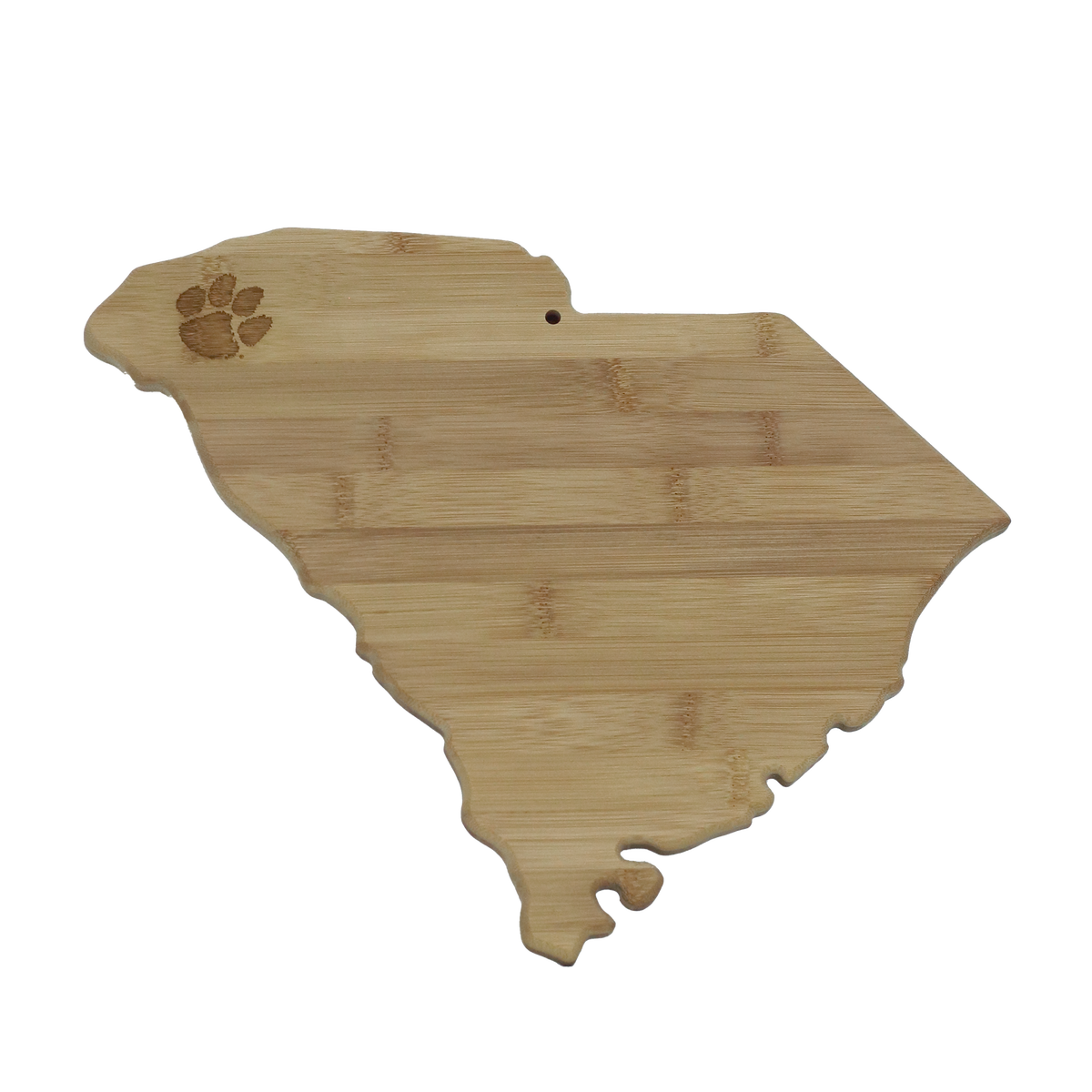 Clemson South Carolina State Shape Cutting Board