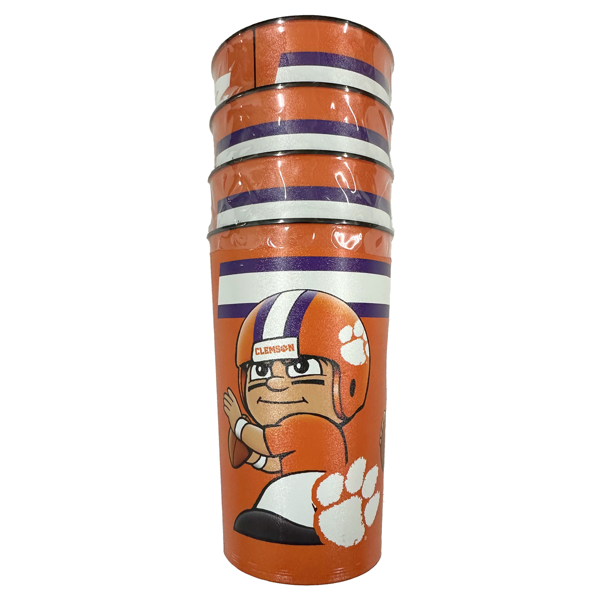 Clemson Party Cup 4 Pack