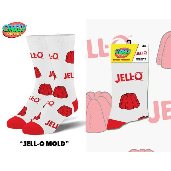 Jell-O Mold Socks - Mens - 1 Pair
