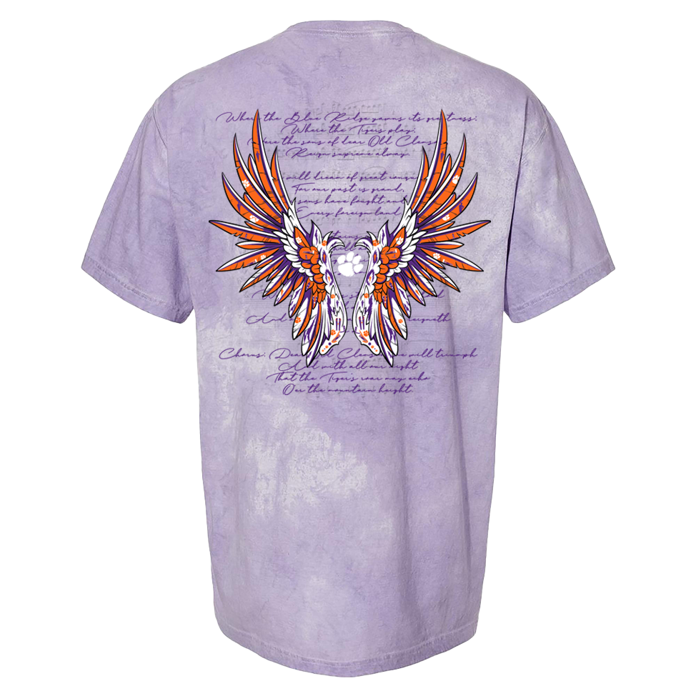 Clemson Spirit Wings T-Shirt