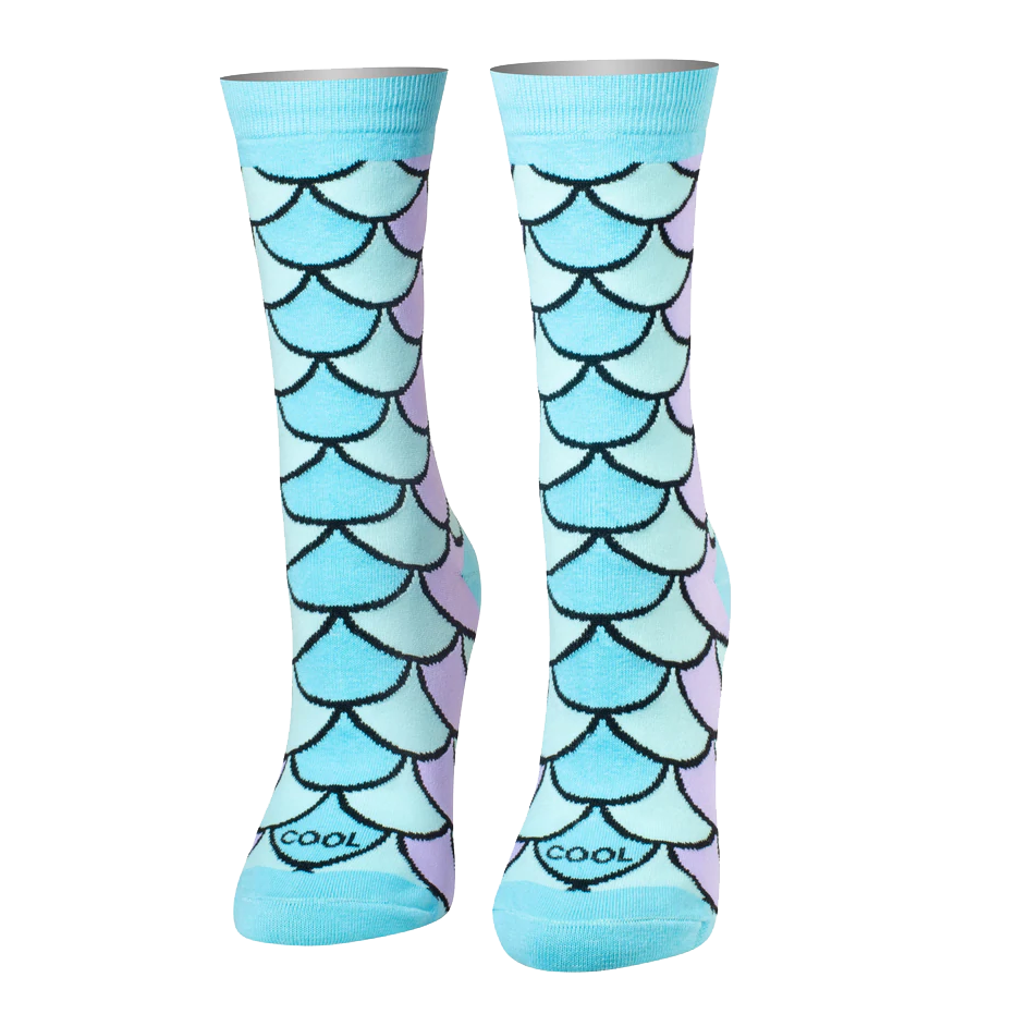 Mermaid Fin Socks - Womens