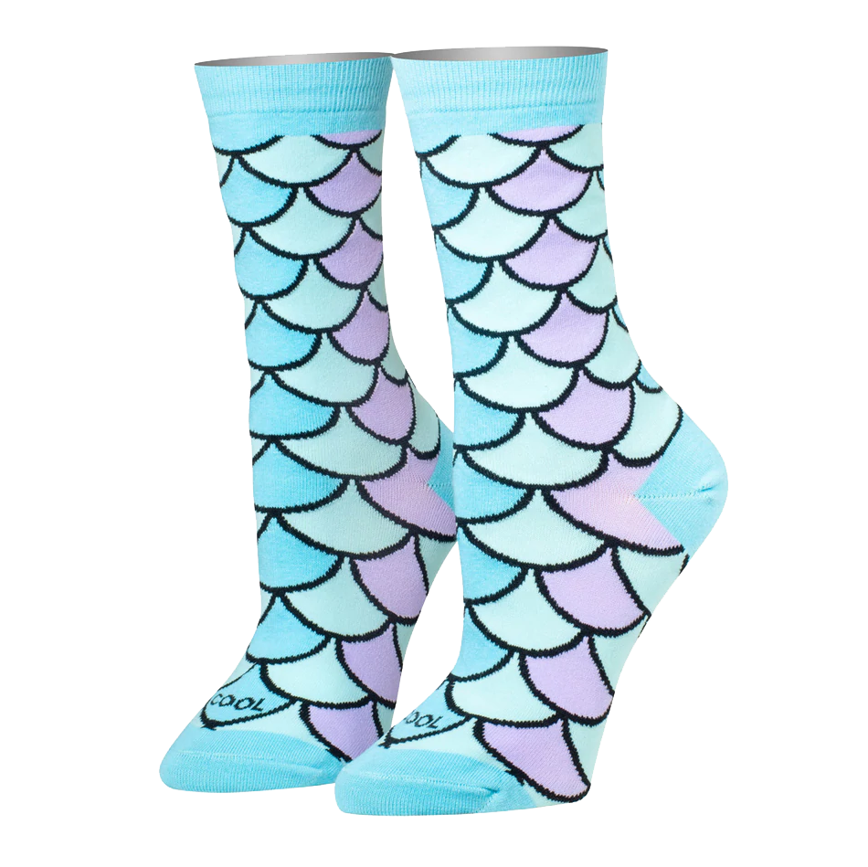 Mermaid Fin Socks - Womens