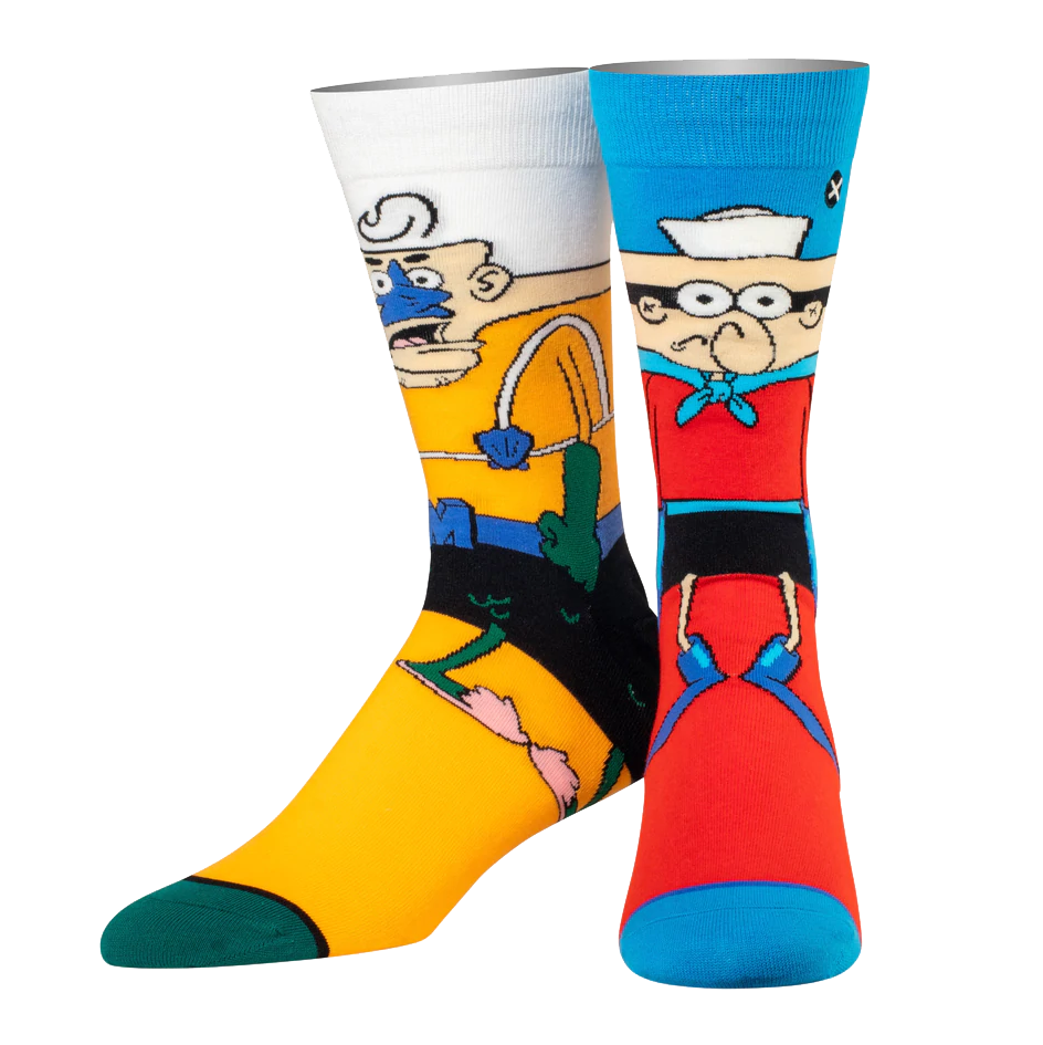 SpongeBob - Mermaid Man &amp; Barnacle Boy Knit Socks