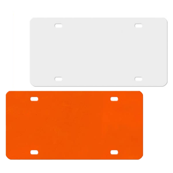 Gameday Ironworks Metal License Plate Backer - Orange or Purple