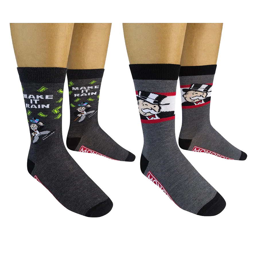 Monopoly Socks - 2 pair