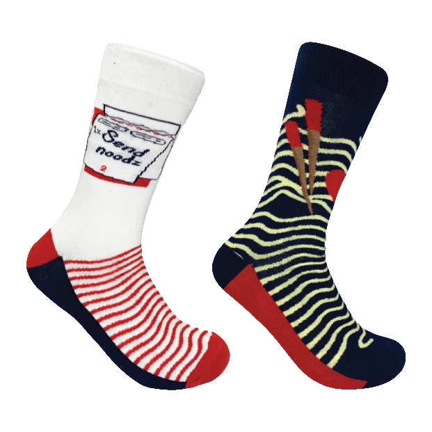 Noodle Takeaway Socks Gift Set - 2 Pair