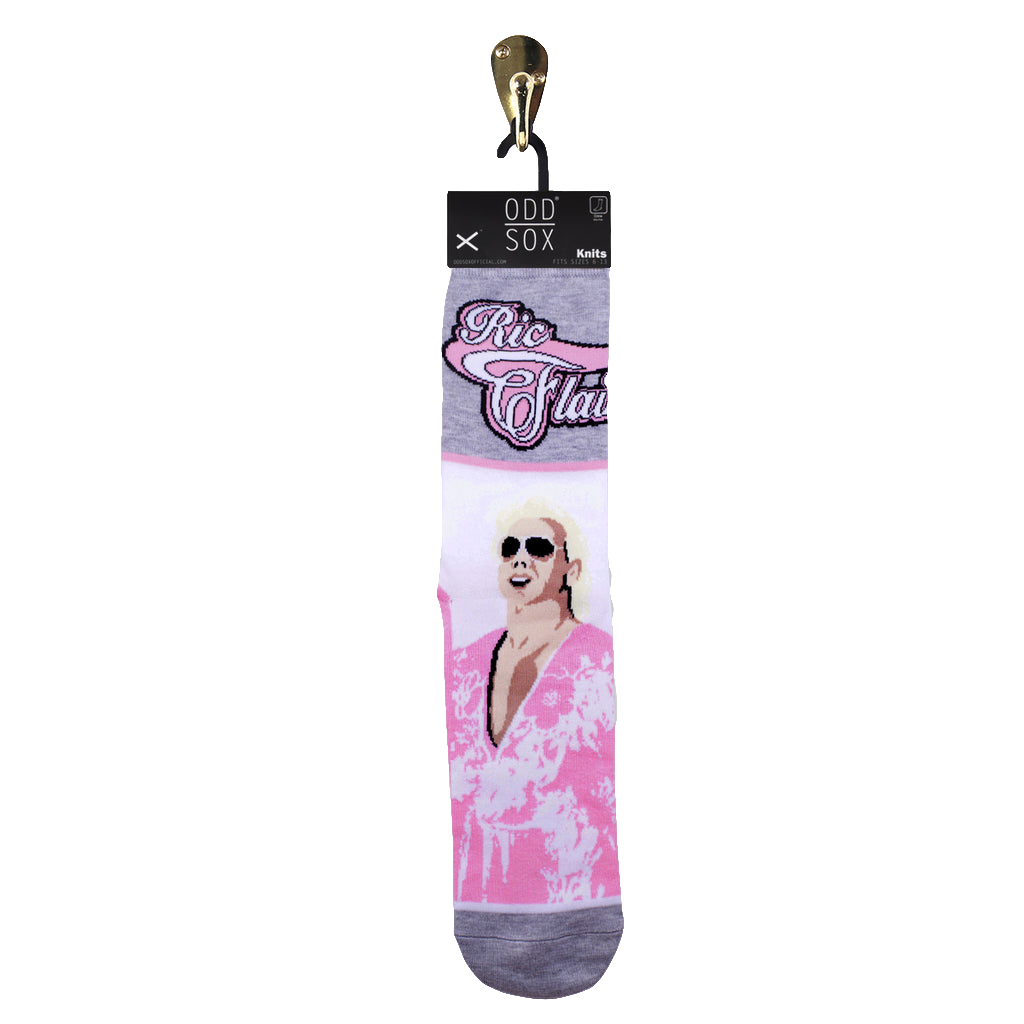 Ric Flair Flourish Novelty Crew Socks - 1 Pair