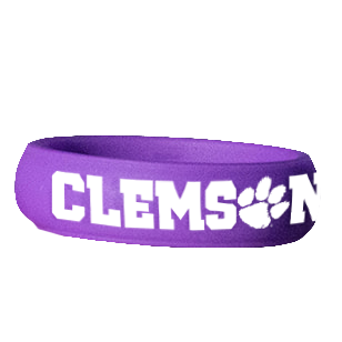 Clemson Silicone Rings