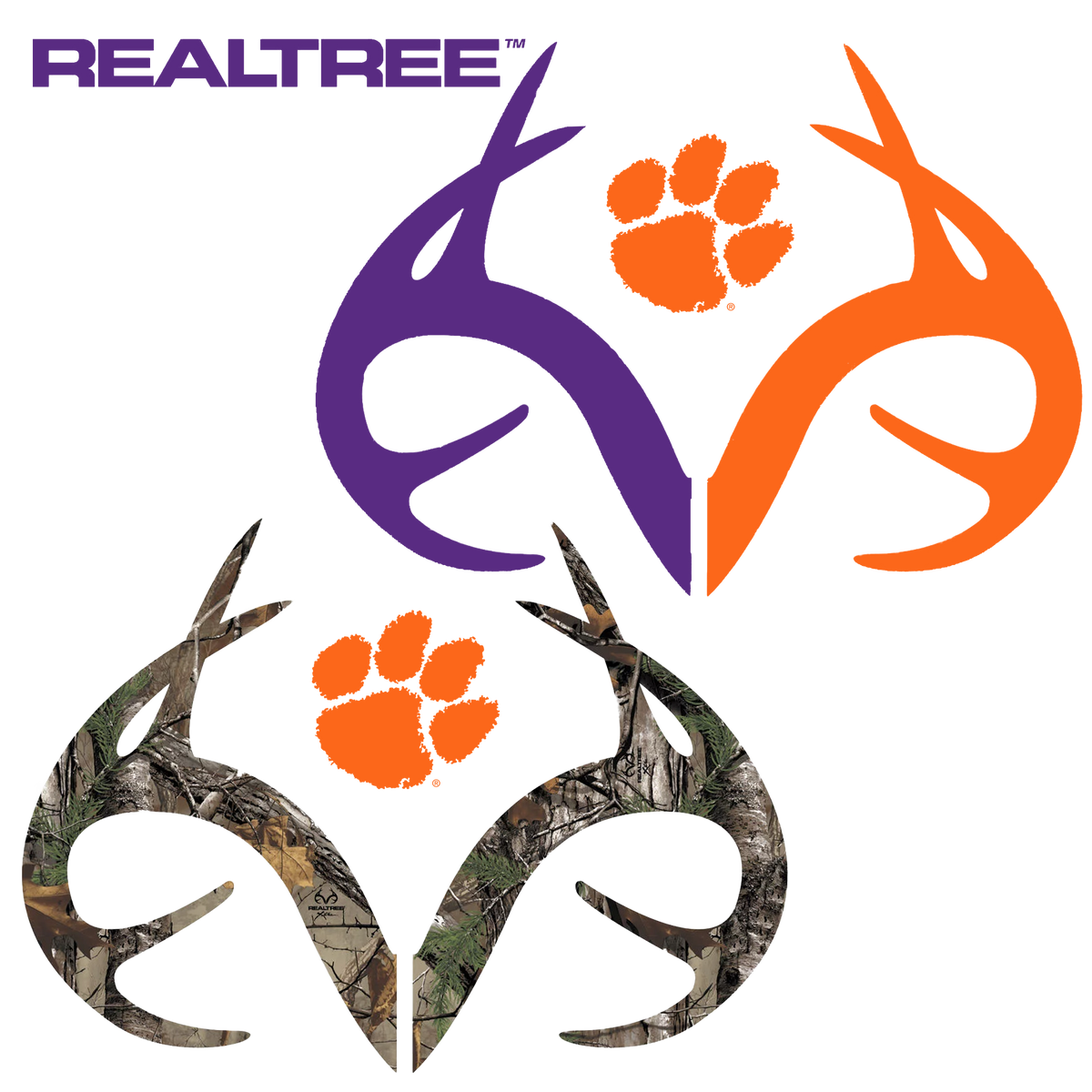 team realtree antler logo