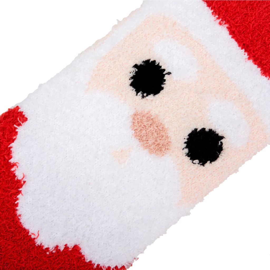 Saint Nick Socks - Womens - Fuzzy