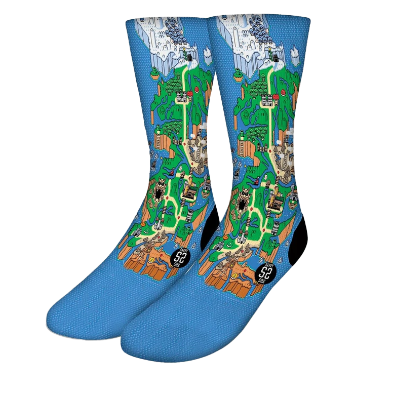 Mario World Socks - Men - Mr. Knickerbocker
