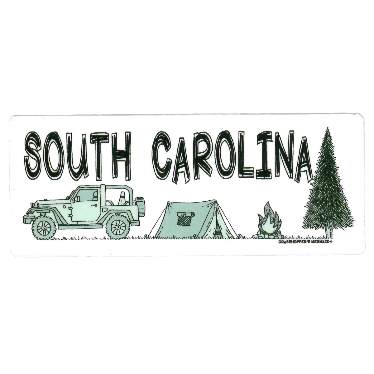 South Carolina Jeep Sticker