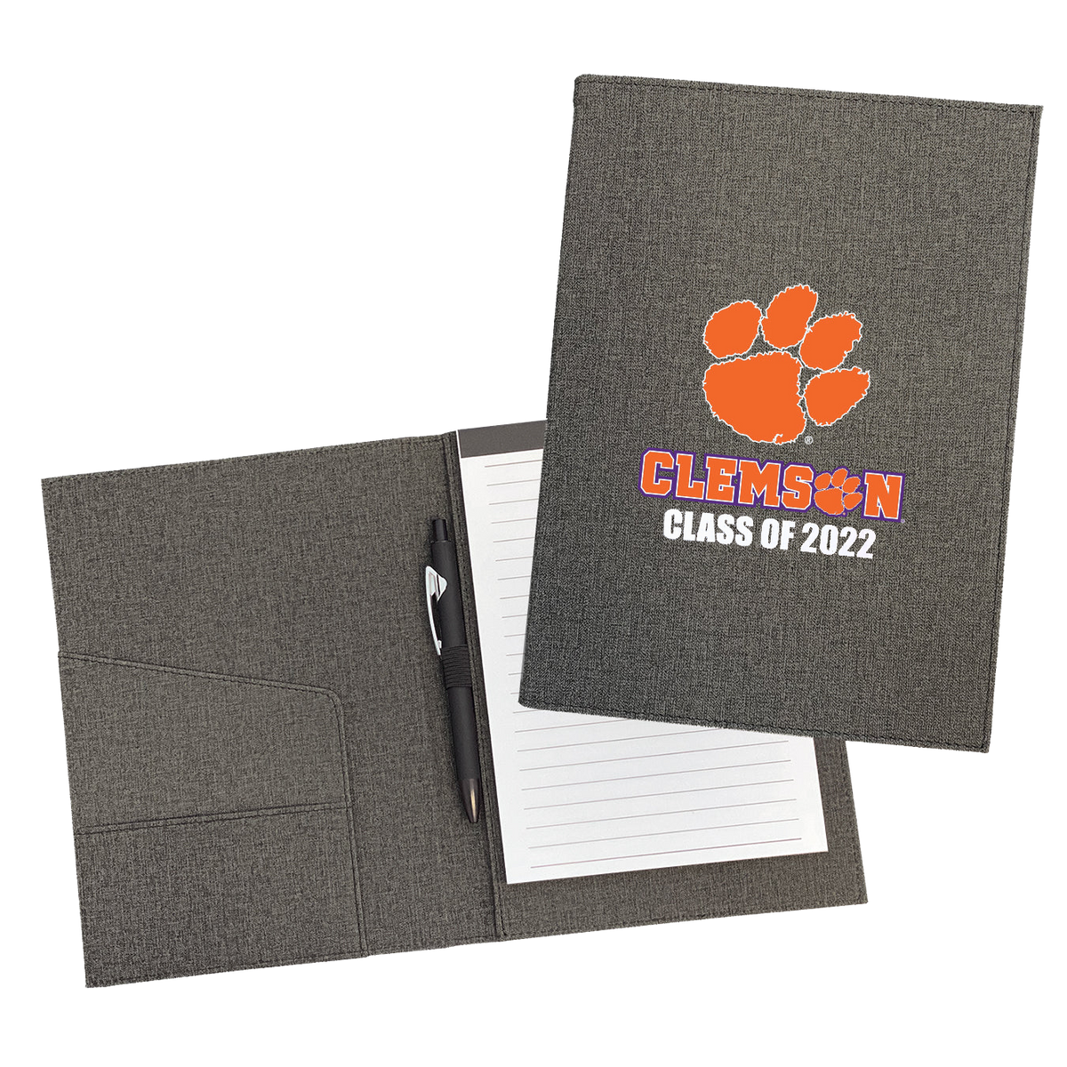 Class of 22 Grey Padfolio with Pad and Pen