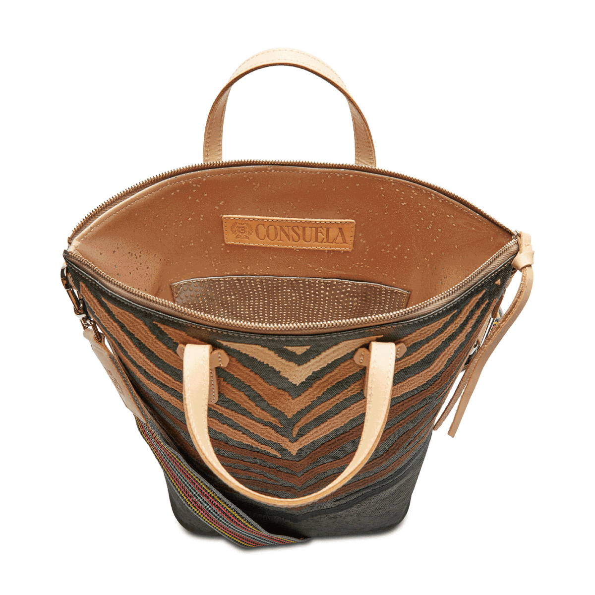 Valentino Bags Liuto multi logo large tote bag in brown
