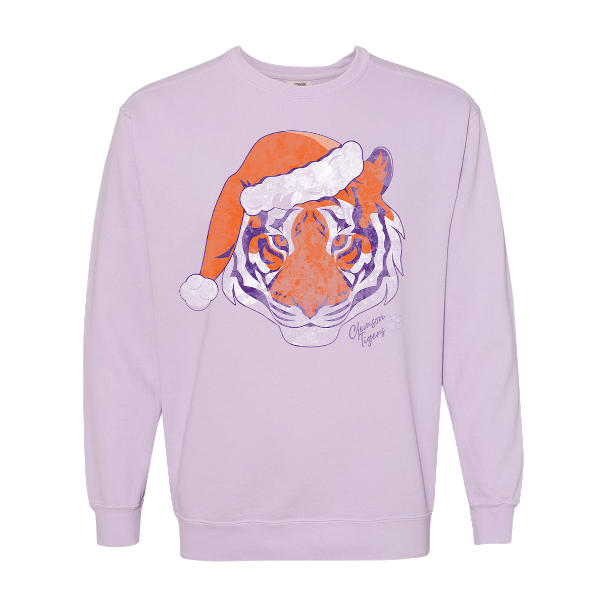 Clemson Santa Tiger Crew | MRK Exclusive - Comfort Color