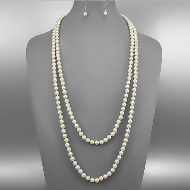 Bead Chain Strand 54 Necklace