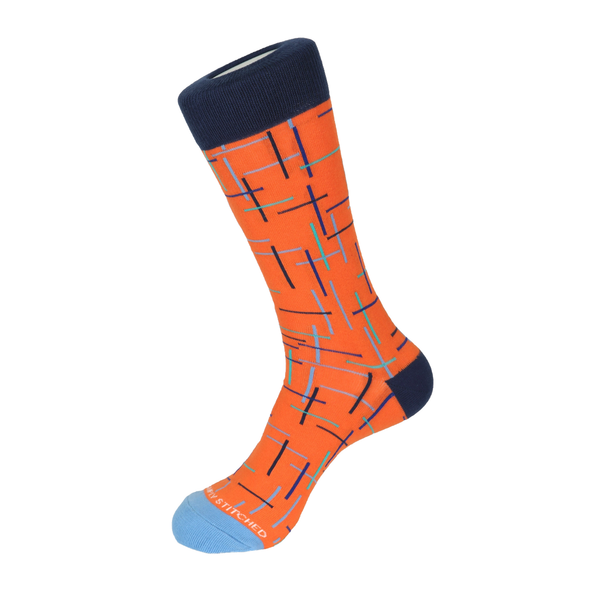 Shifty Maze Socks - Orange