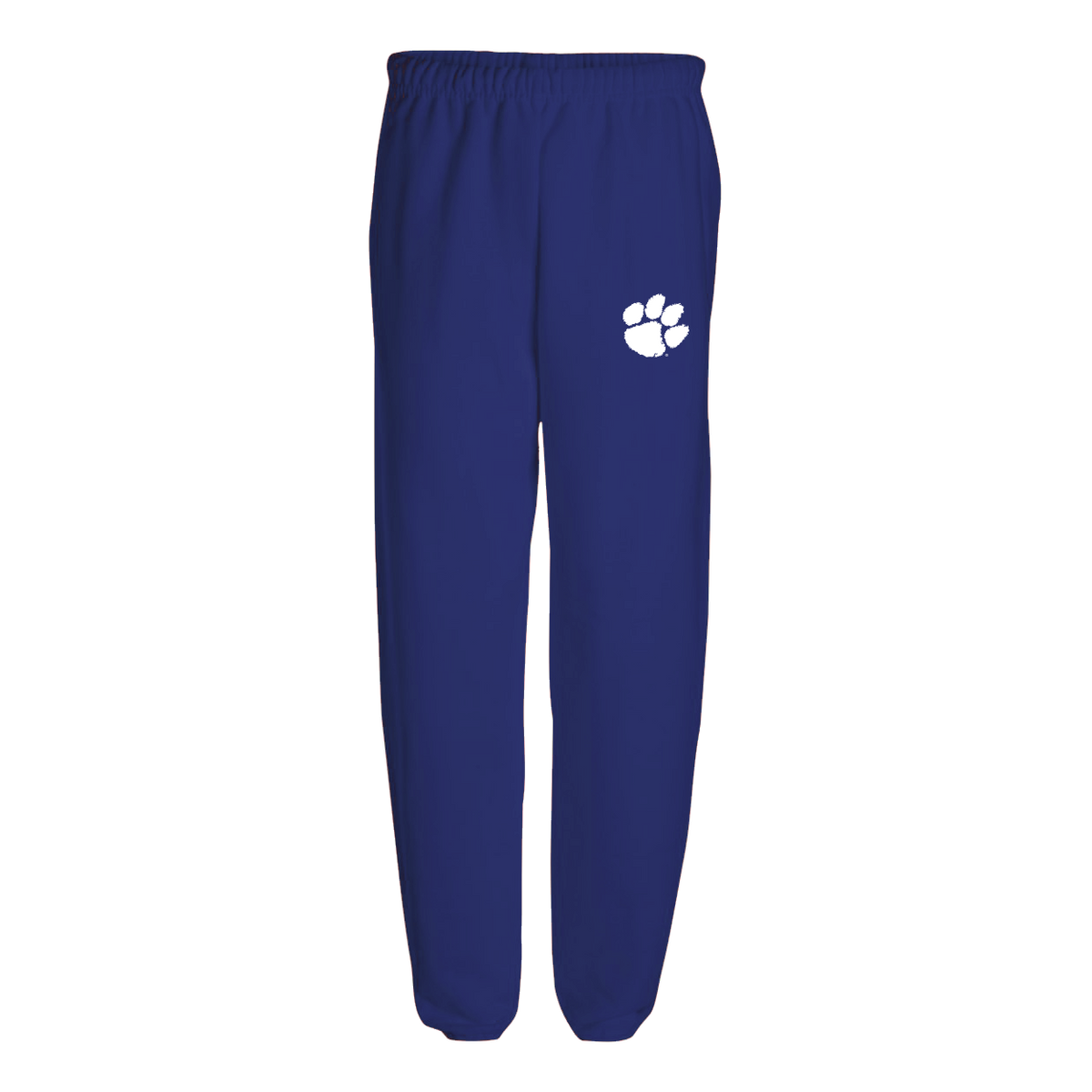 Clemson Sweatpants With Paw on Left Thigh - Navy