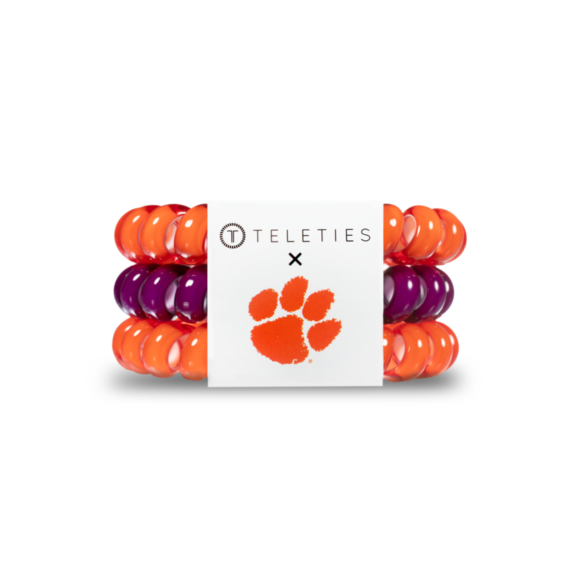 Clemson University Orange and Purple Teleties