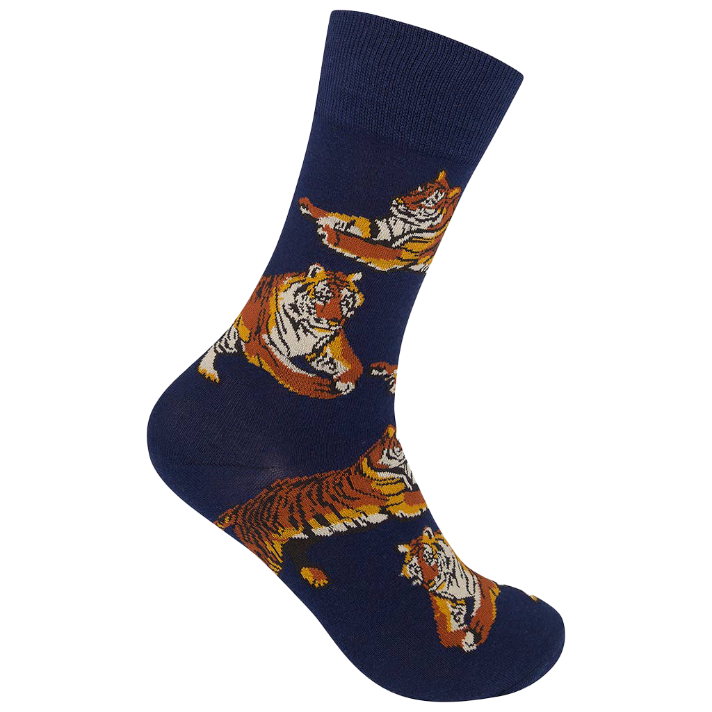 Tigers Socks - Mens - 1 Pair