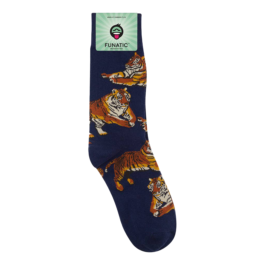 Tigers Socks - Mens - 1 Pair