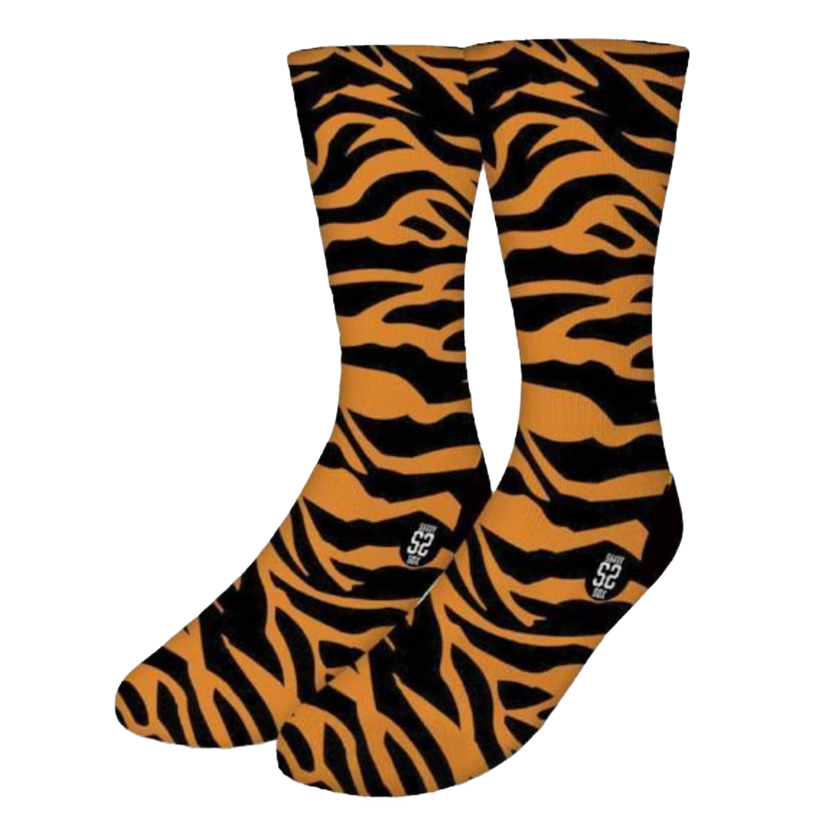 Classic Tiger Stripes Fun Animal Print Socks - 1 Pair
