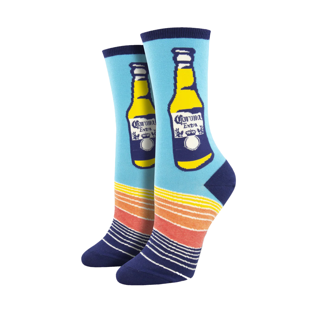Corona Summer Socks - Blue Heather - Womens