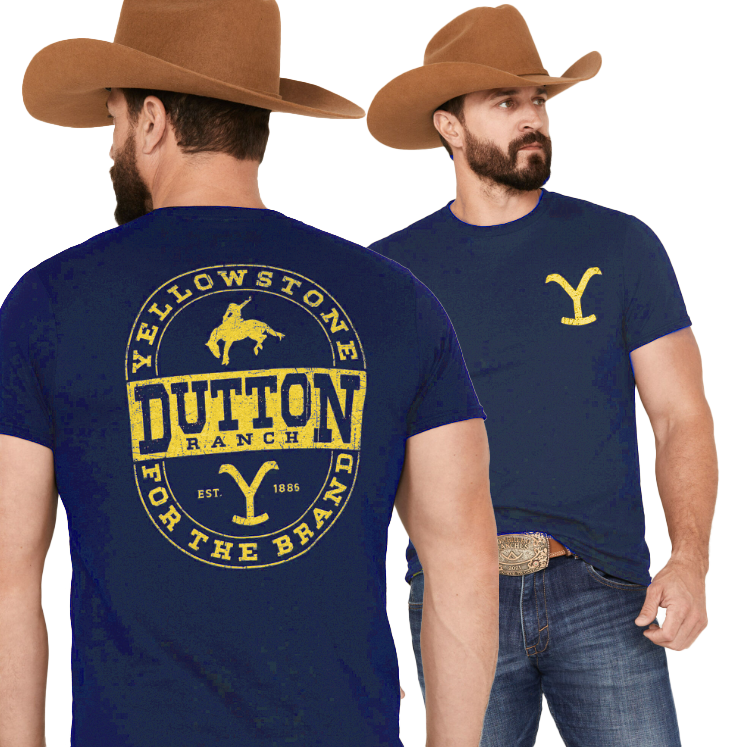 Yellowstone Dutton Ranch Bucking Label T-shirt