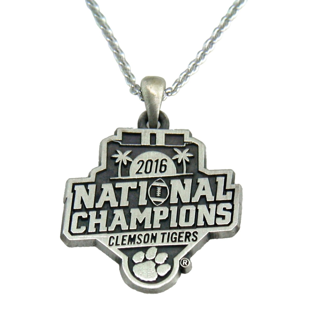 Argent Sport Clemson Tigers 2016 National Champions Gold Tone Charm Necklace - Mr. Knickerbocker