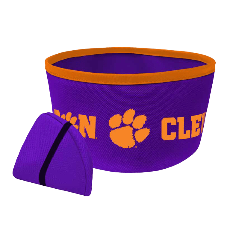 Clemson Tigers Collapsable Bowl - Mr. Knickerbocker
